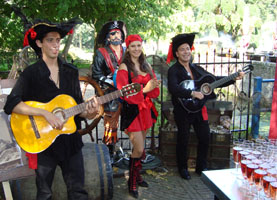 thema feest piraten