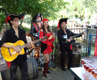 piraten band muziek ontvangst